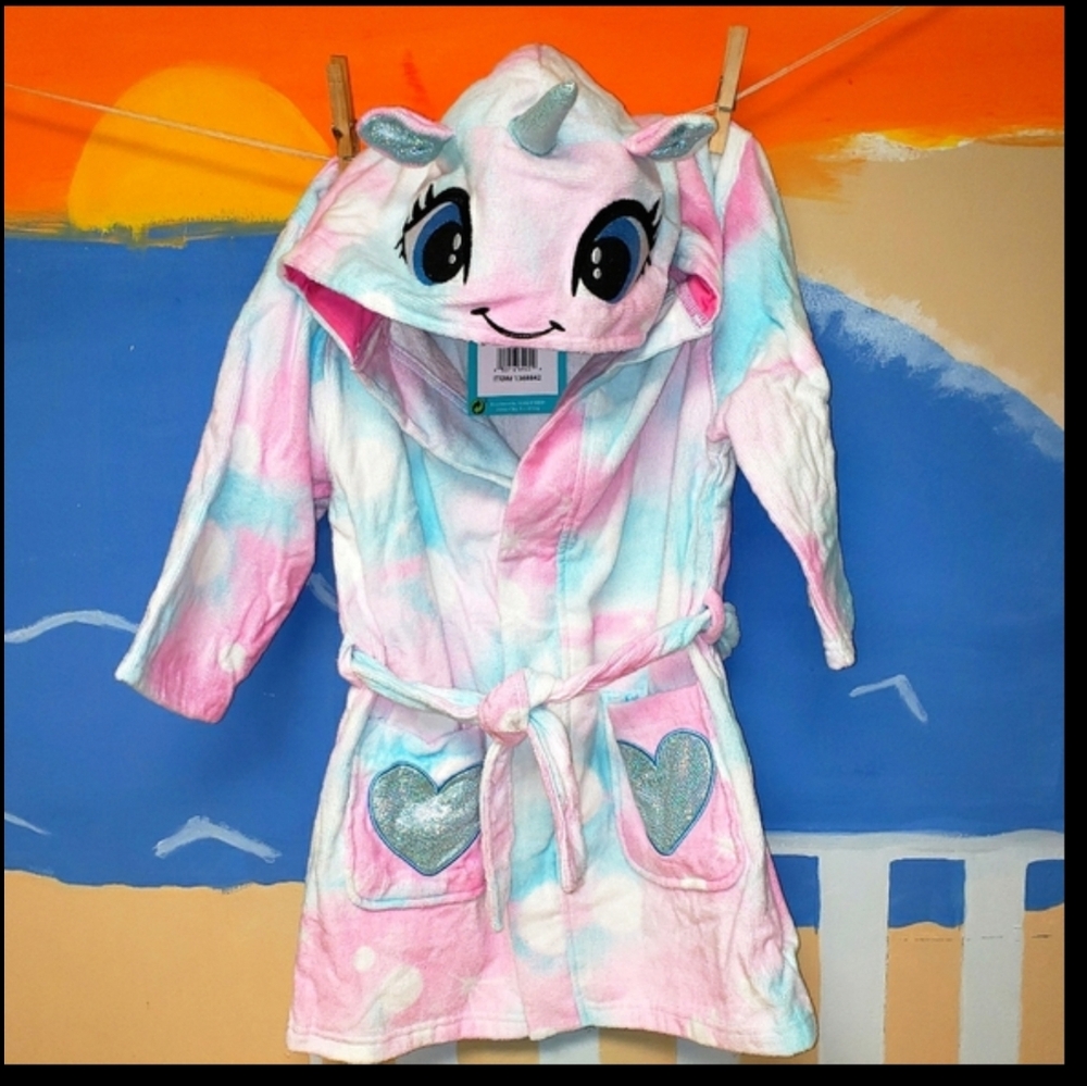 Girls Unicorn Robe